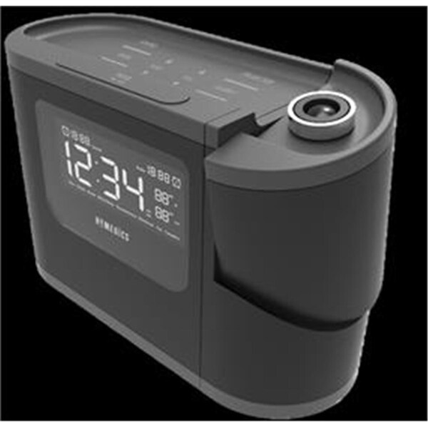 Homedics Recharged Projection Alarm Clock with Temp Sensor HoMedicsSS